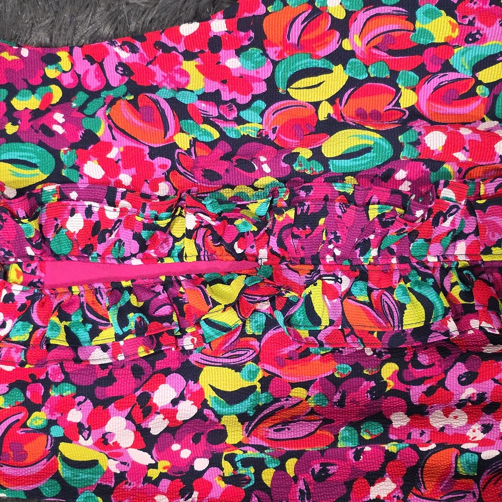 Lilly Pulitzer Pink Multicolor Floral Sleeveless Dress - Picture 4 of 7